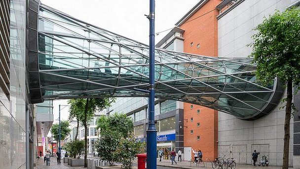 Мост на Corporation Street в Англии