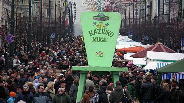 Ярмарка ремесел Kaziuko muge в Вильнюсе