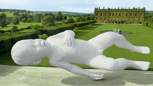 Скульптура Марка Квинна Планета в Монте-Карло Скульптура Марка Квинна Планета в Монте-Карло