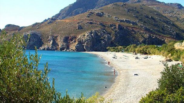 Пляж Плакиас на Острове Крит