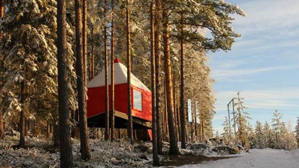 Отель на дереве в Лулео