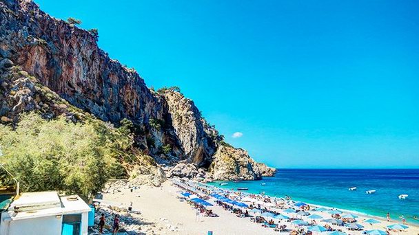 Пляж Кира Панагия на Карпатосе