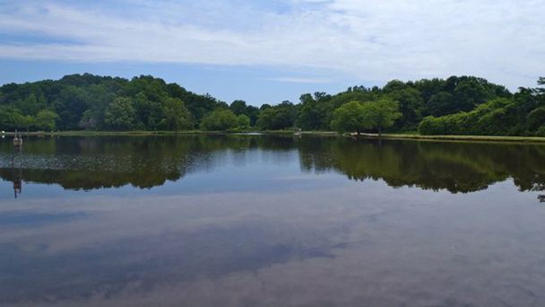 Озеро Мак-Алпайн в Юконе Озеро Мак-Алпайн в Юконе