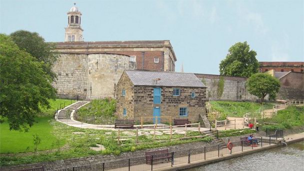 Водяная мельница Raindale в Англии