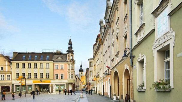 Рыночная площадь в Опольском воеводстве