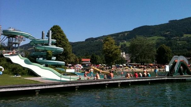 Пляжный комплекс Альпенсибад в Зальцкаммергуте