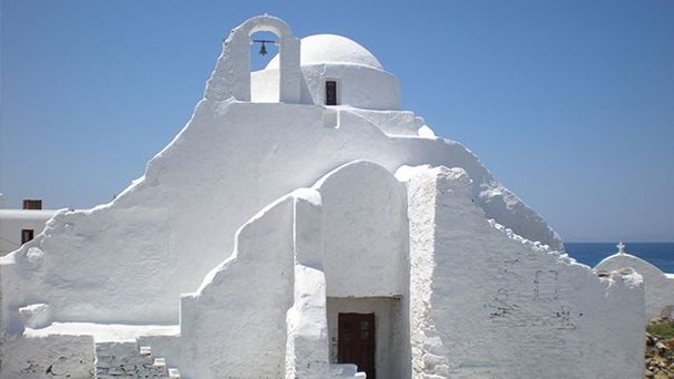 Храм Парапортиани на Миконосе