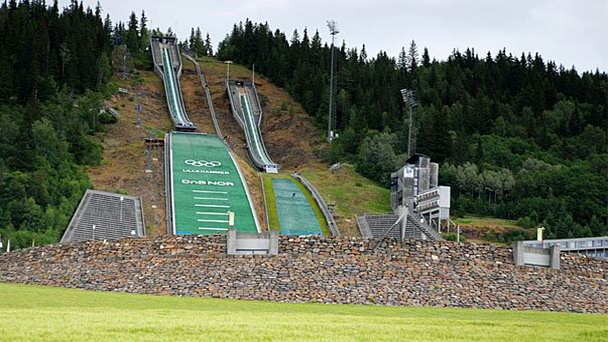 Олимпийский трамплин в Лиллехаммере