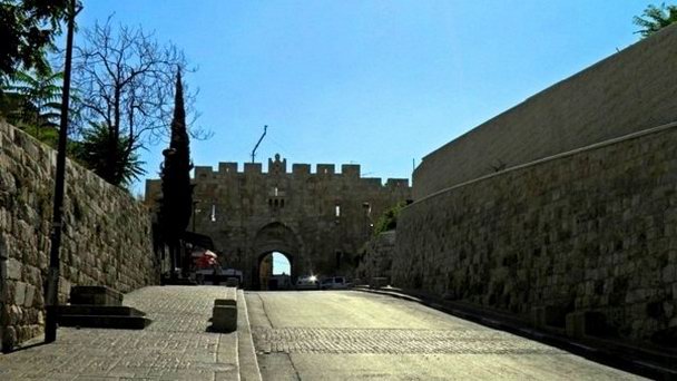 Ворота святого Стефана (Львиные ворота) в Иерусалиме