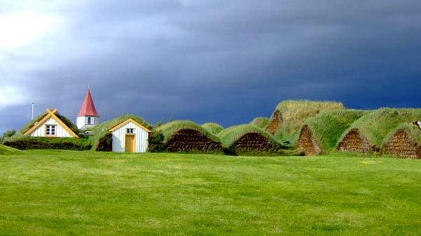 Ферма-музей в Глаумбаере в Северной Исландии