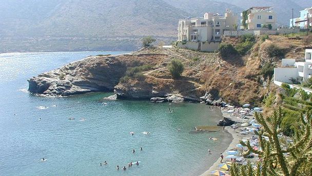 Пляж Бали-бич на Острове Крит