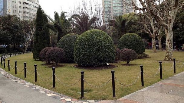 Парк Хуайхай в Шанхае Парк Хуайхай в Шанхае