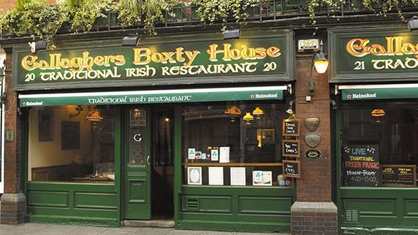 Ресторан Gallaghers Boxty House в Дублине