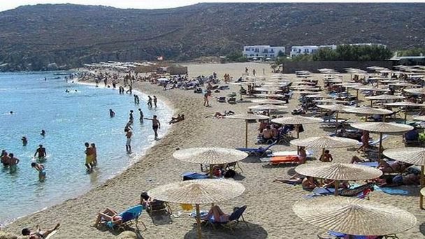 Пляж Аграри на Миконосе