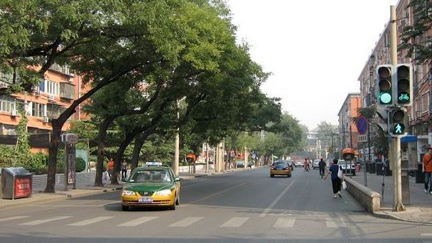 Переулок Lingjing в Пекине Переулок Lingjing в Пекине