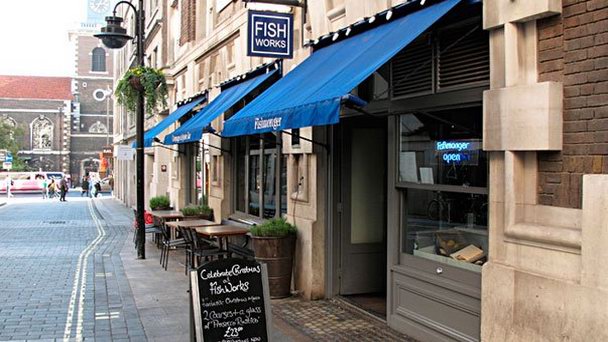 Ресторан FishWorks - Swallow Street в Лондоне Ресторан FishWorks - Swallow Street в Лондоне