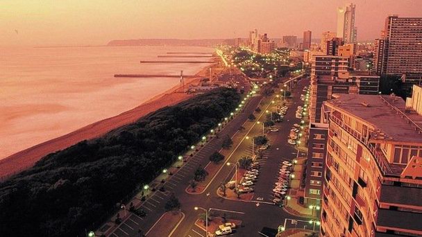 Набережная Marine Parade в Квазулу-Натале