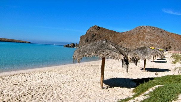 Пляж Баландра в Южной Нижней Калифорнии