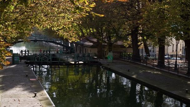 Canal St-Martin в Париже