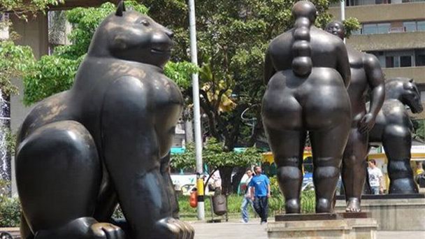 Площадь Ботеро в Медельине