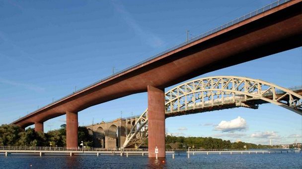 Мосты Арстаброарна в Стокгольме