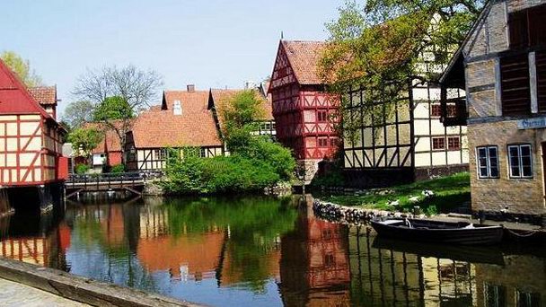 «Старый город» в Орхусе в Ютландии «Старый город» в Орхусе в Ютландии