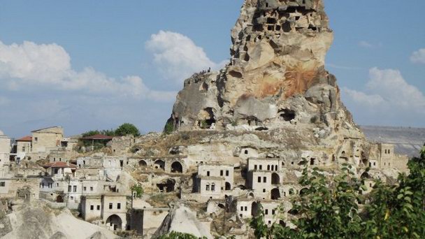 Крепость Ортахисар в Каппадокии