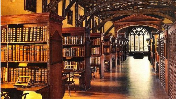 Бодлианская библиотека в Англии