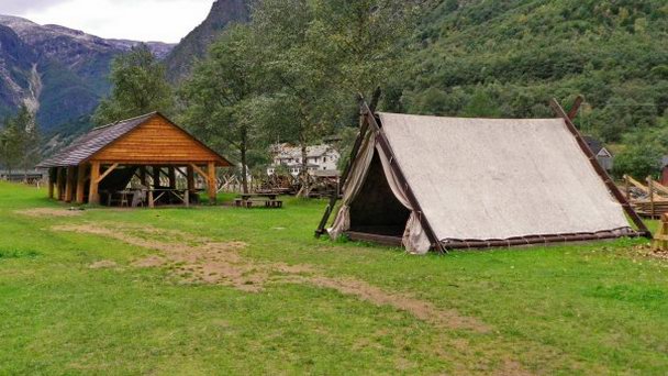 Деревня викингов в Регионе Фьордов