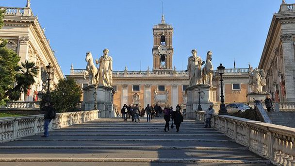 Лестница Микеланджело в Риме