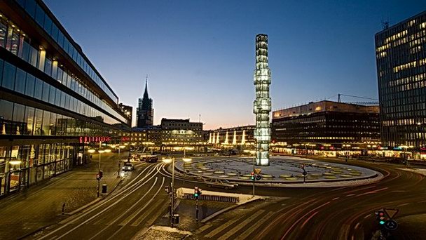 Площадь Сергельc Торг в Стокгольме