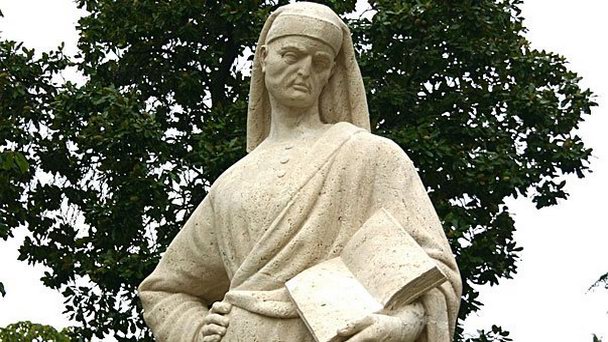 Памятник врачу Петру Абанскому в парке Монтирон в Венето