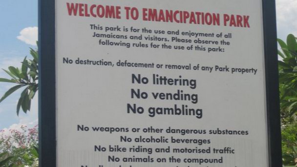 Парк Освобождения (Эмансипейшн) в Кингстоне