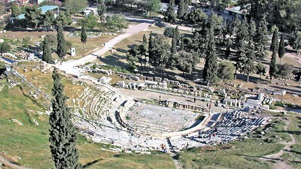 Древний театр Эретрии Эвия (Эвбея)