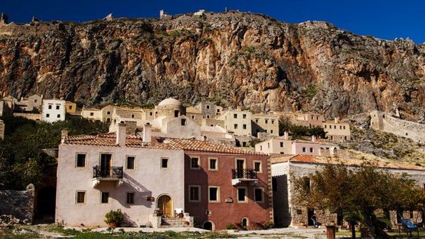 Город-крепость Монемвасия на Пелопоннесе