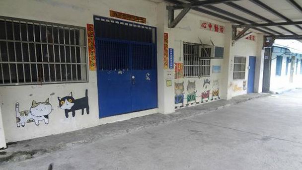 Деревня кошек Houtong в Гаосюне