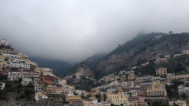 Порт в Позитано в Кампании