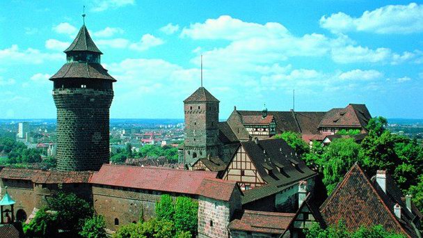Нюрнбергская крепость в Баварии