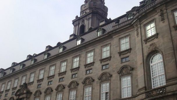 Дворец Христиансборг в Копенгагене