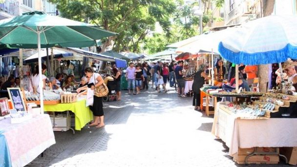 Ярмарка Нахалат Беньямин в Тель-Авиве