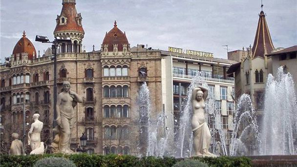 Готический квартал в Барселоне