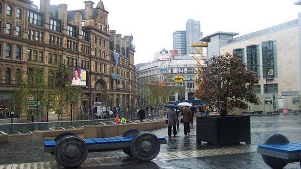 Площадь Exchange Square в Англии