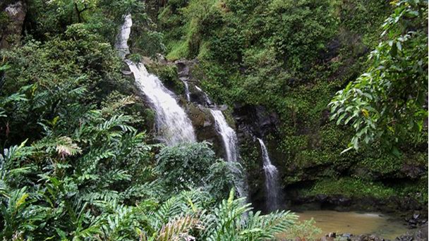 Каскад трех водопадов в Гвадалахаре