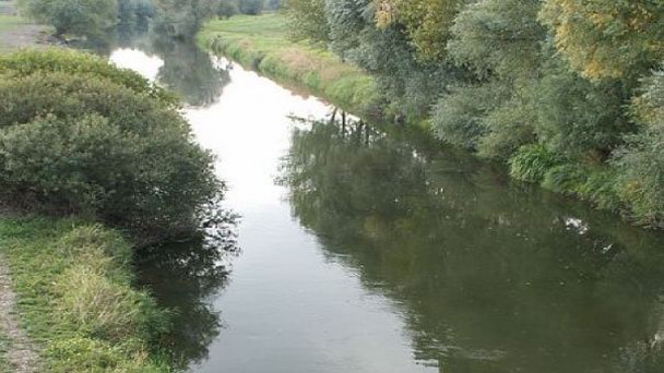 Река Крупиница в Банска Штявнице