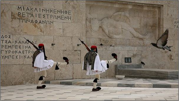 Могила Неизвестного Солдата в Афинах
