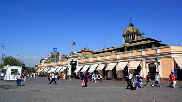 Центральный Рынок Меркадо в Сантьяго Центральный Рынок Меркадо в Сантьяго