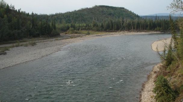 Река Ричибукто в Нью-Брансуике Река Ричибукто в Нью-Брансуике