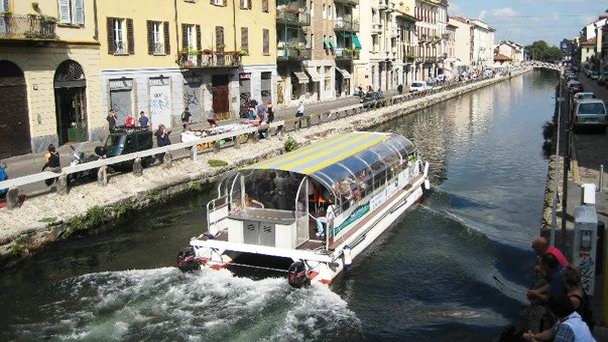 Каналы Navigli в Милане
