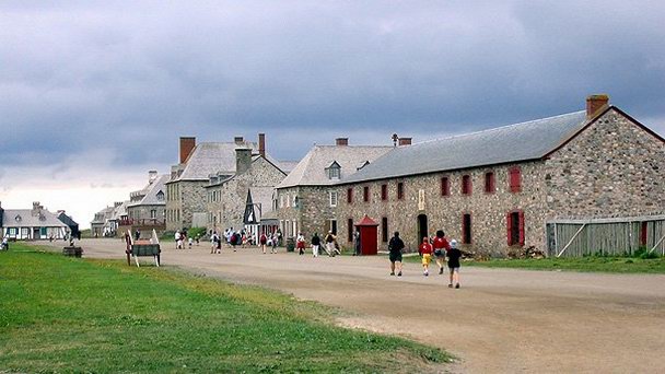 Крепость Луисбург в Новой Шотландии