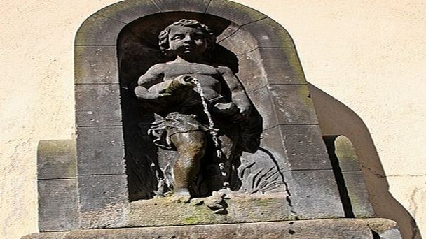 Фонтан Erlpeter в Саксонии